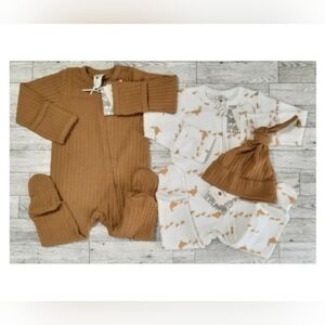 Kate Quinn Ducks Footie Set 6-9M